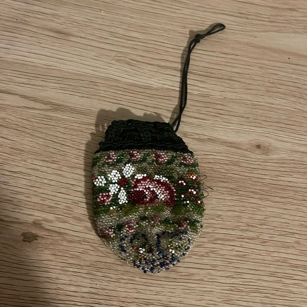 Antique beaded bag